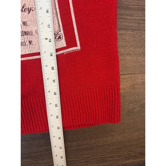 Junk Food Budweiser Long Sleeve Shirt Red Genuine Logo Tee Men’s M - Picture 4 of 8